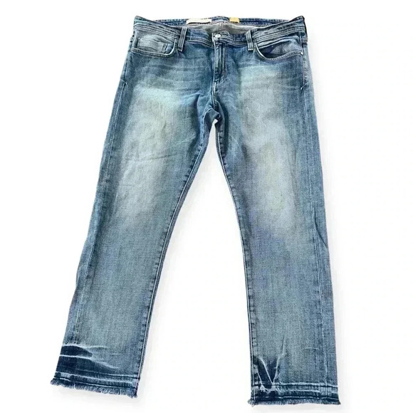 Pilcro and letterpress hyphen women's frayed hem jeans size 32 - Picture 3 of 12